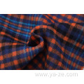 double-faced check fleece woolen coat fabric